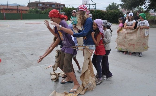 ¡Jugando a piratas!